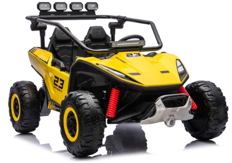Dětské elektrické terénní auto 24V 4x4 žluté