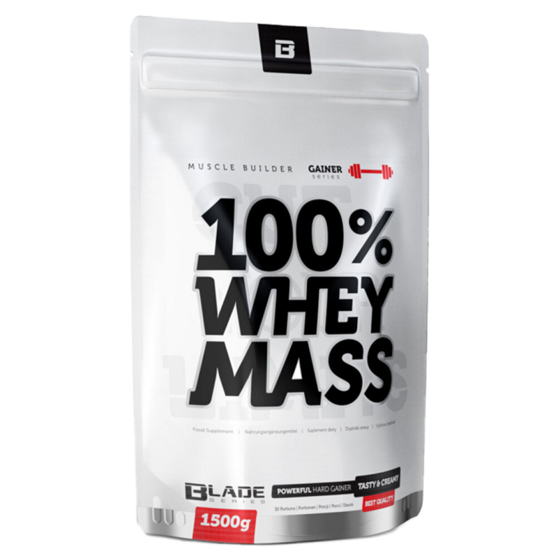 HiTec Nutrition 100% Whey mass gainer 1500g - vanilka