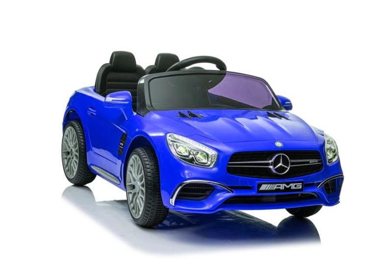 Lean Toys elektrické auto Mercedes SL65 S LCD lakované modrá