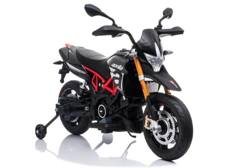 Dětská elektrická motorka APRILIA A007 černá