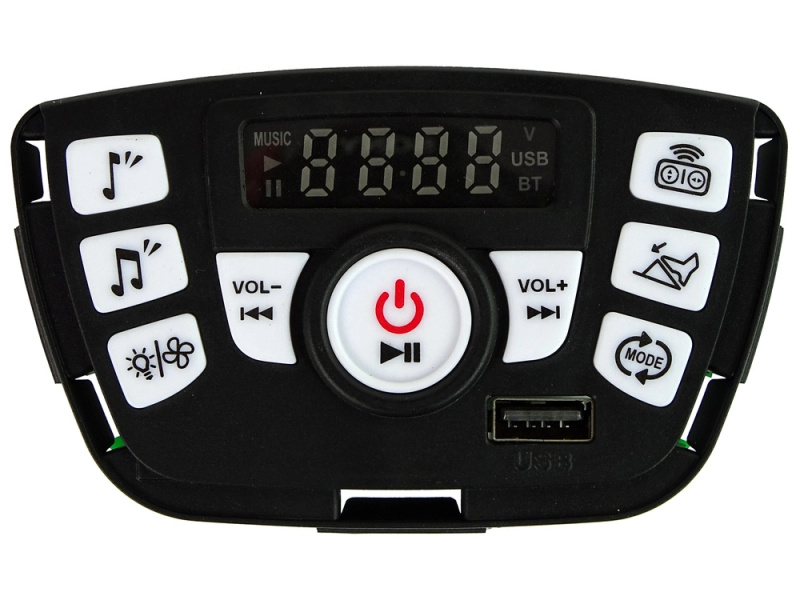 Hudební panel pro akumulátorové vozidlo BMW M6 GT3, X5