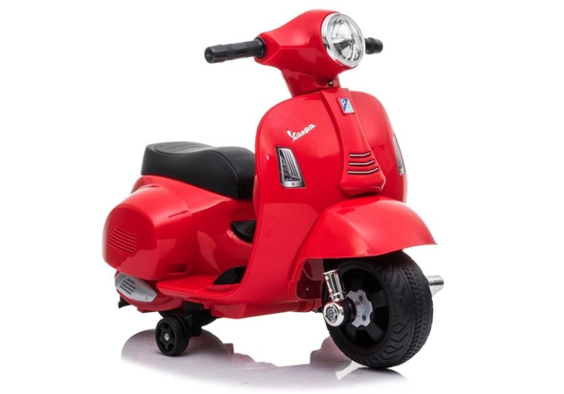 Dětský akumulátorový skútr Vespa GTS 300 Mini červený