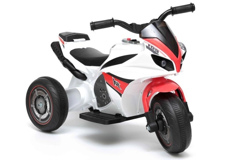 Dětský motocykl na baterii červený