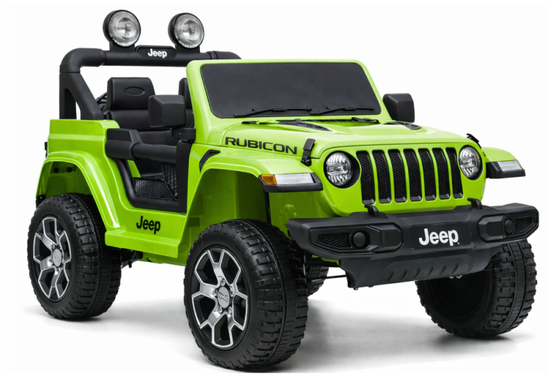 Auto na baterii Jeep Rubicon 4x4 zelený