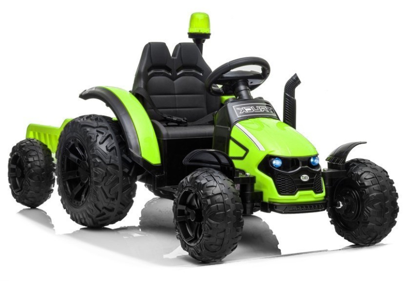 Dětský elektrický traktor s vlečkou Truck zelený