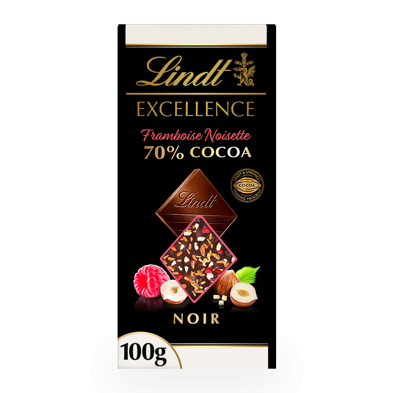 Lindt EXCELLENCE Passion Raspberry Hazelnut 100g