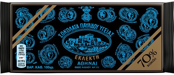 Pavlidis čokoláda 70% kakao 100g