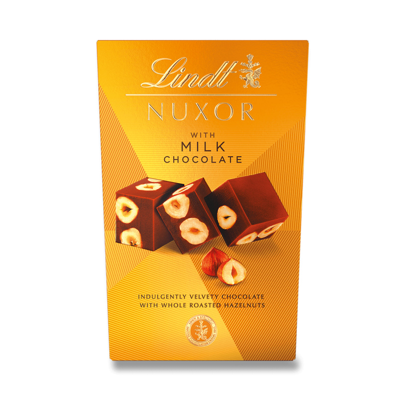 Lindt Nuxor Milk - mléčná čokoláda s ořechy - 150 g