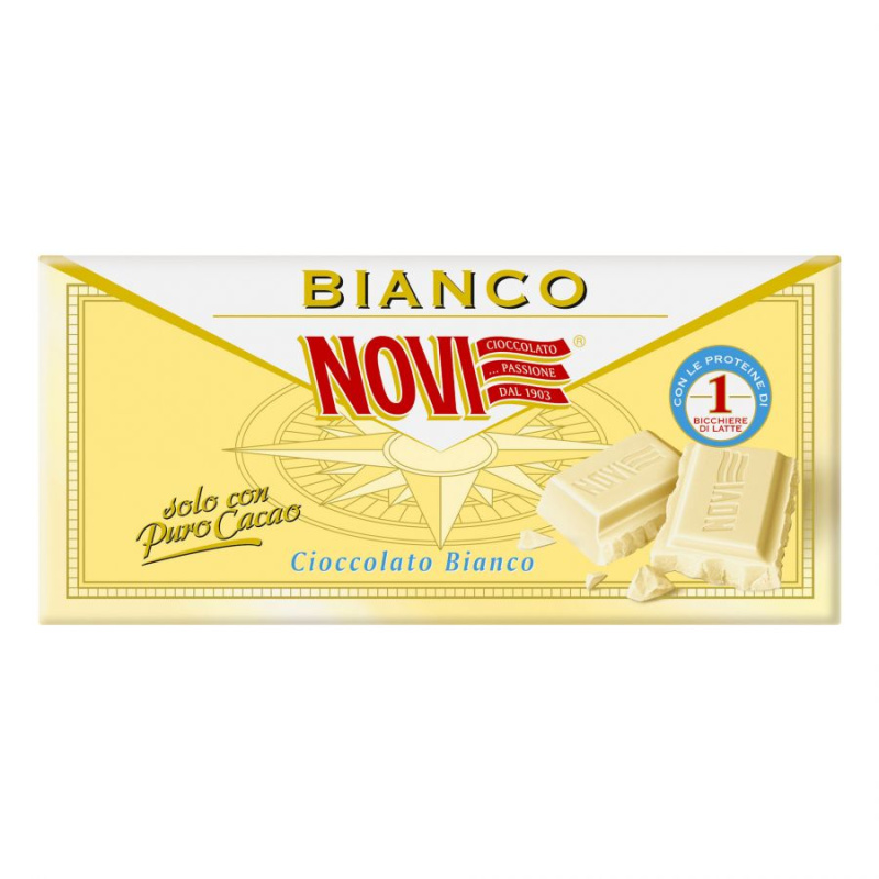 NOVI Bílá čokoláda - Cioccolato Bianco 100g