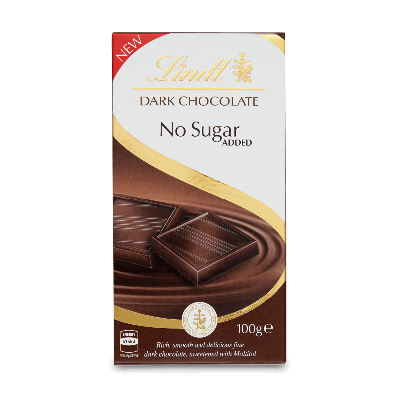 Lindt Hořká čokoláda bez přidaného cukru 100g - krátká expirace