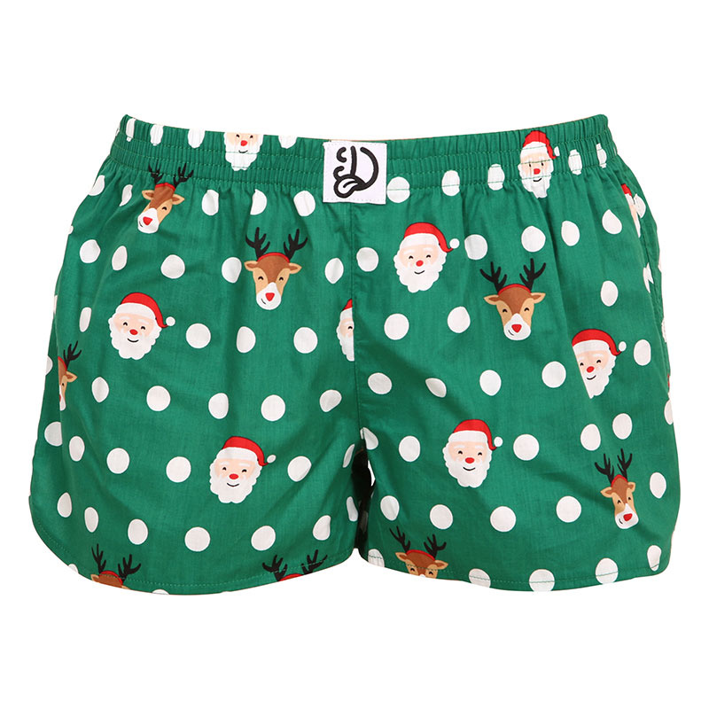 Veselé dámské trenky Dedoles Santa a Rudolf (DWLB002) M, trenýrky