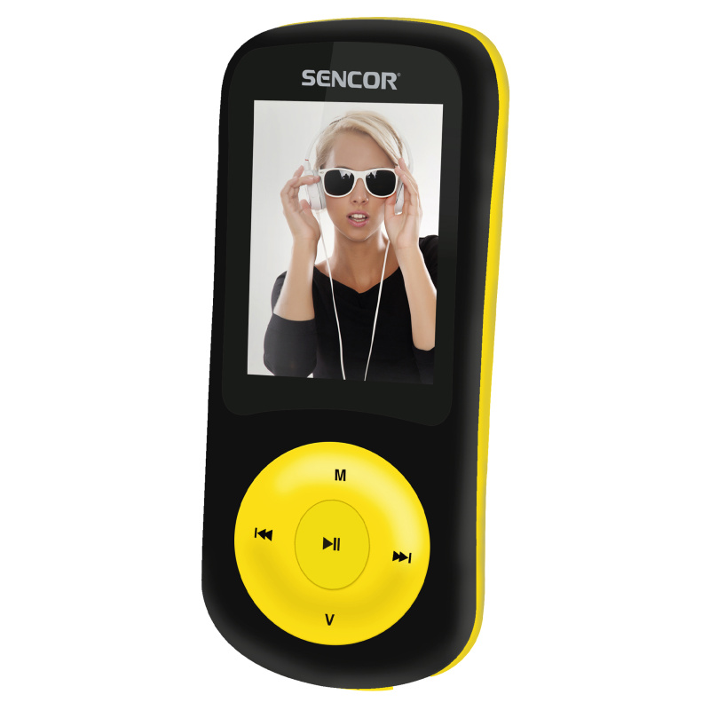 Sencor SFP 5870 BYL MP3/MP4 přehrávač 8 GB s FM rádiem