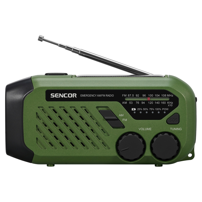 Sencor SRD 1000SCL GR Nouzové rádio 