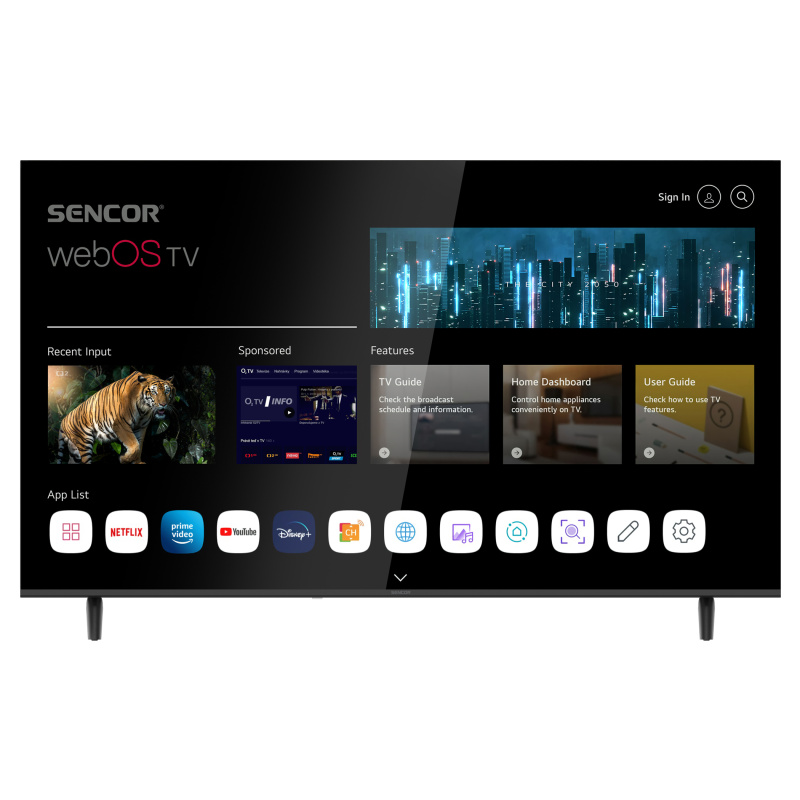 Sencor SLE 55US803B 55" SMART UHD Televize