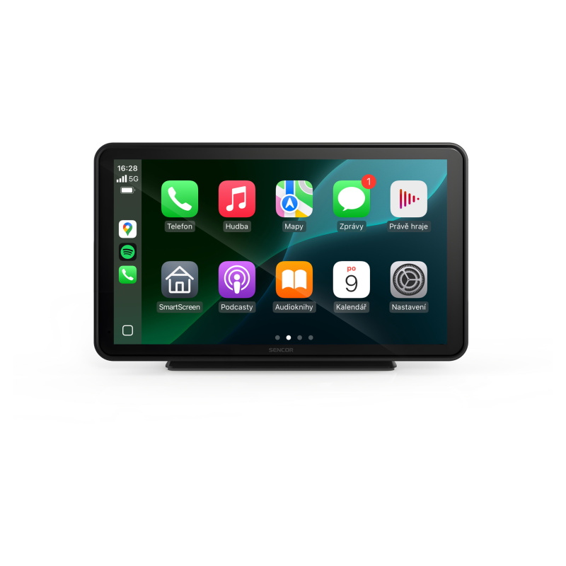 Sencor SCT M760BWT CarPlay a Android Auto displej