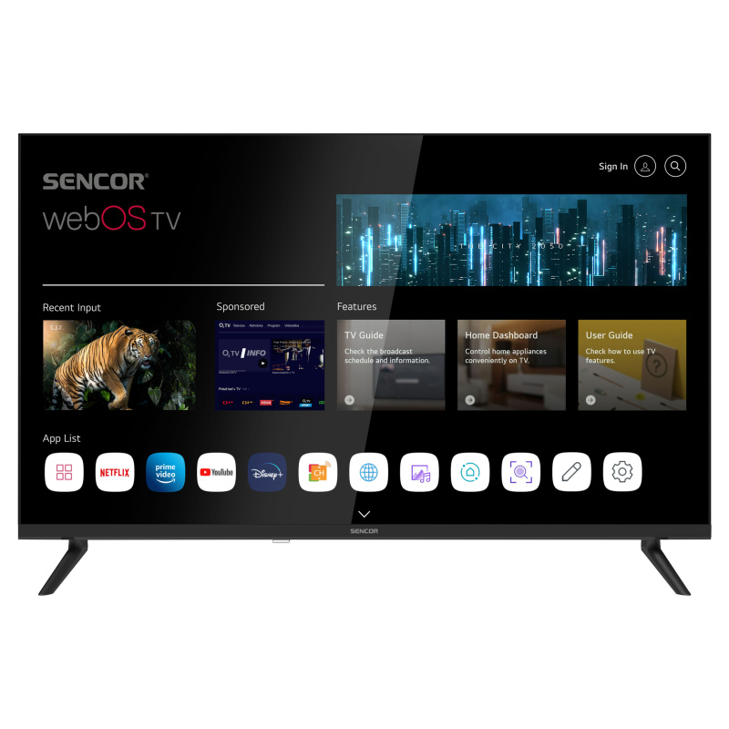 Sencor SLE 32S810B 32" SMART HD Televize