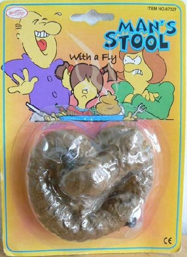 Vtipná hračka hovínko s mouchami