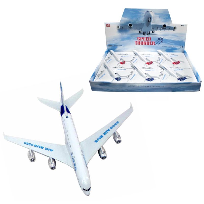 HM Studio Cars Kovový model Civilní letadlo 18cm