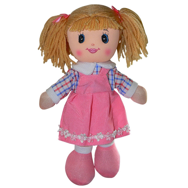 HM Studio látková 30 cm v modrých šatech