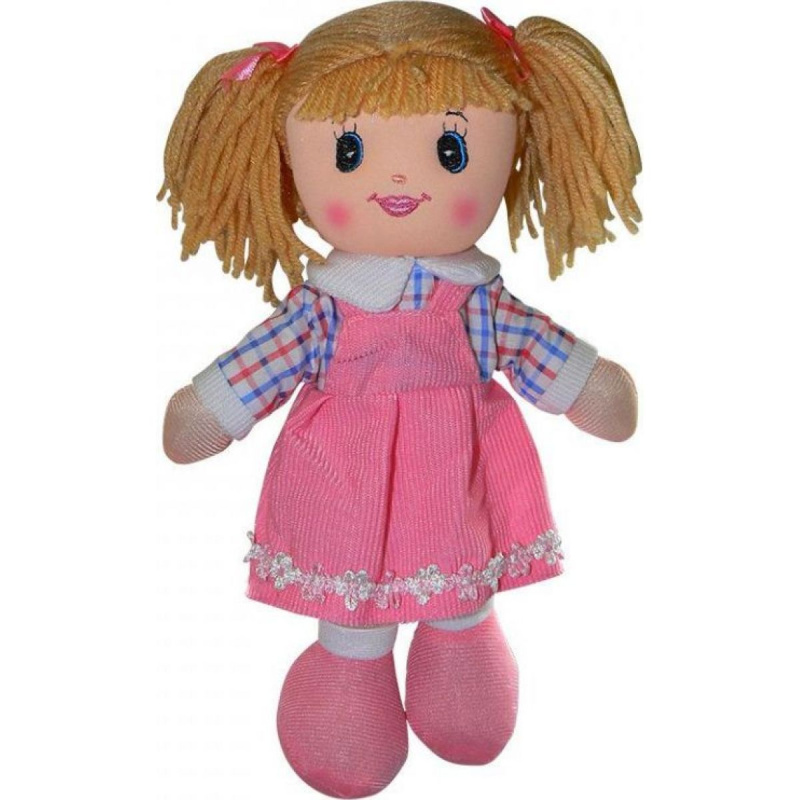 HM Studio látková 30 cm v modrých šatech