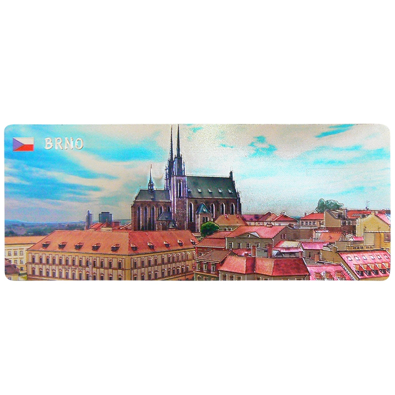 Magnetka Brno – dětská vzdělávací magnet na lednici 6 × 8 cm