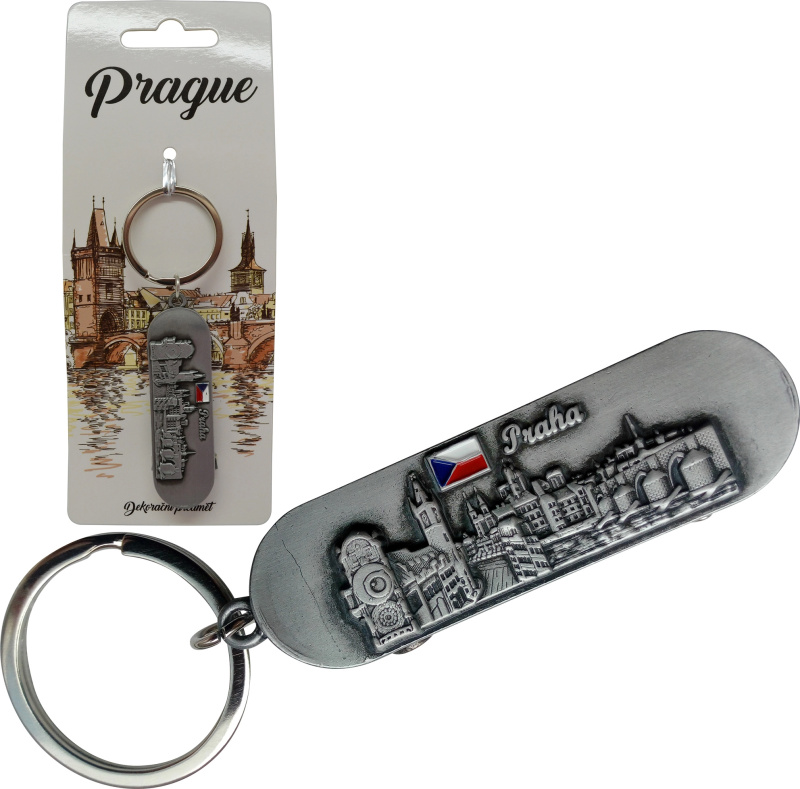 Klíčenka ve tvaru skateboardu Sparkys