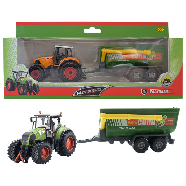 FARM SERVICE - Traktor s valníkem 1:50 - 2 druhy