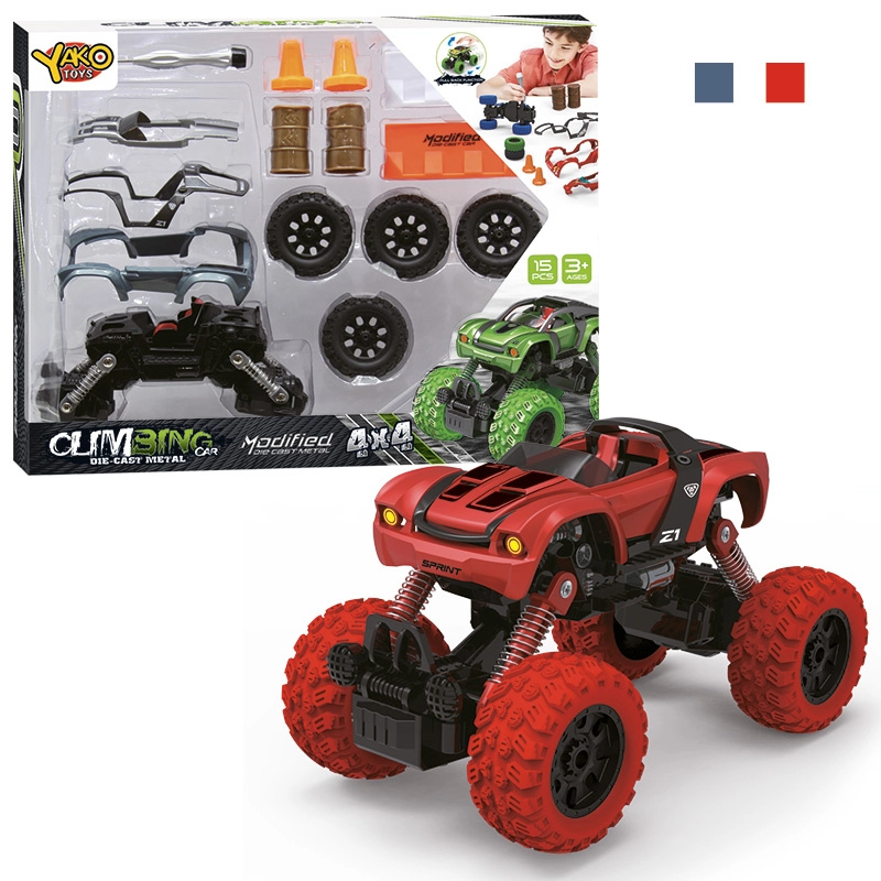 Hm Studio Stavebnice Auto 4WD 15 ks 1:32 zelené