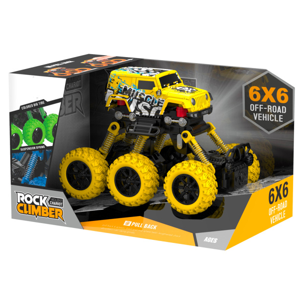 Auto Graffiti Crawler 6WD 1:43 na zpětný chod