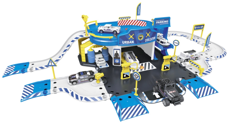 HM Studio Policejní stanice garáž