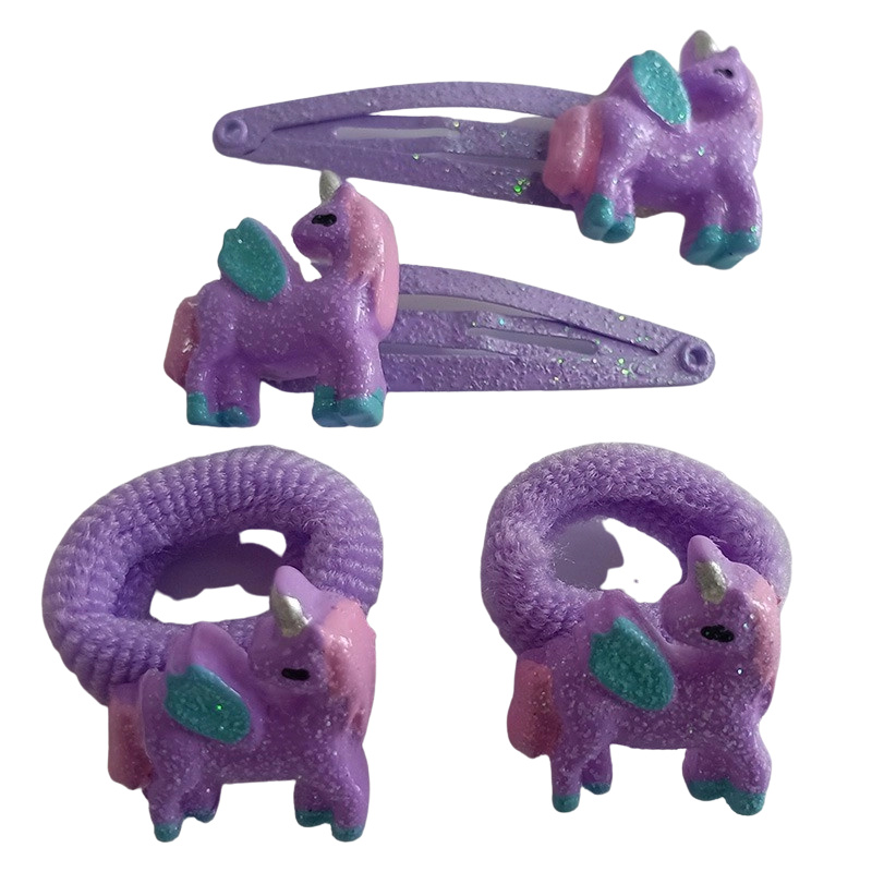 Sada dětských gumiček a sponek do vlasů