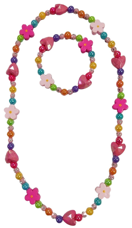 Sada šperků SRDÍČKA a KYTIČKY