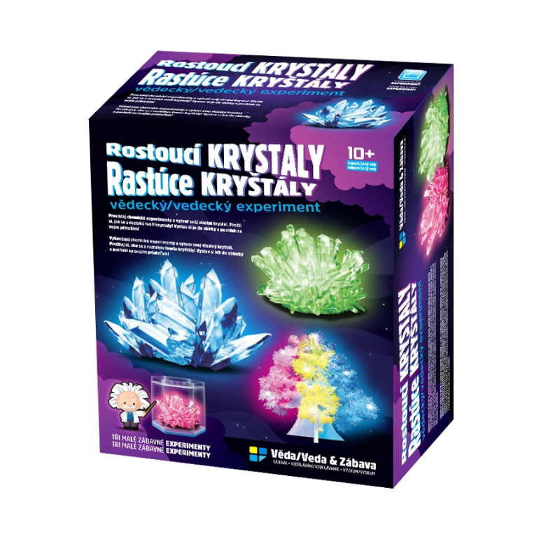 Vědecké experimenty Rostoucí krystaly