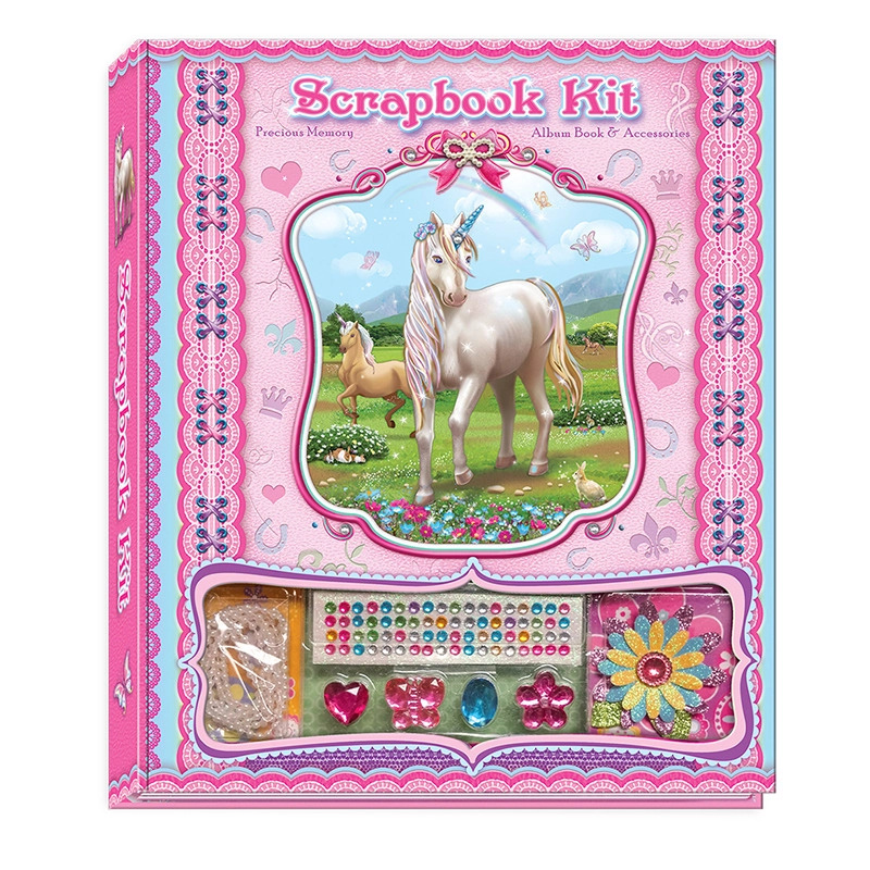 Zápisník s doplňky - Jednorožec