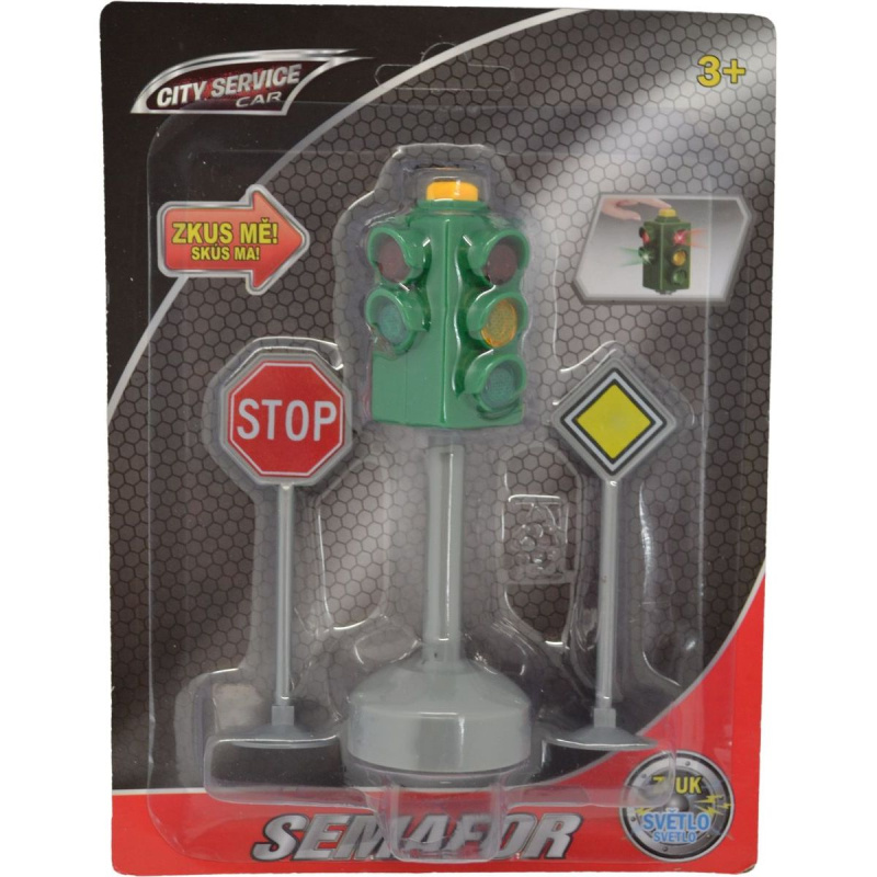 CITY SERVICE CAR - Světelný semafor se zvukem