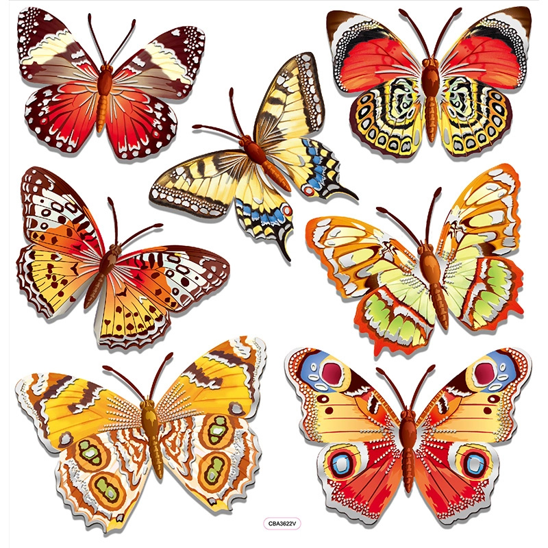 Dekorativní samolepky na zeď 3D - MOTÝL