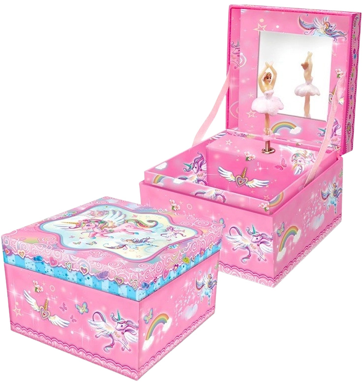Šperkovnice s hudbou - Jednorožec s baletkou