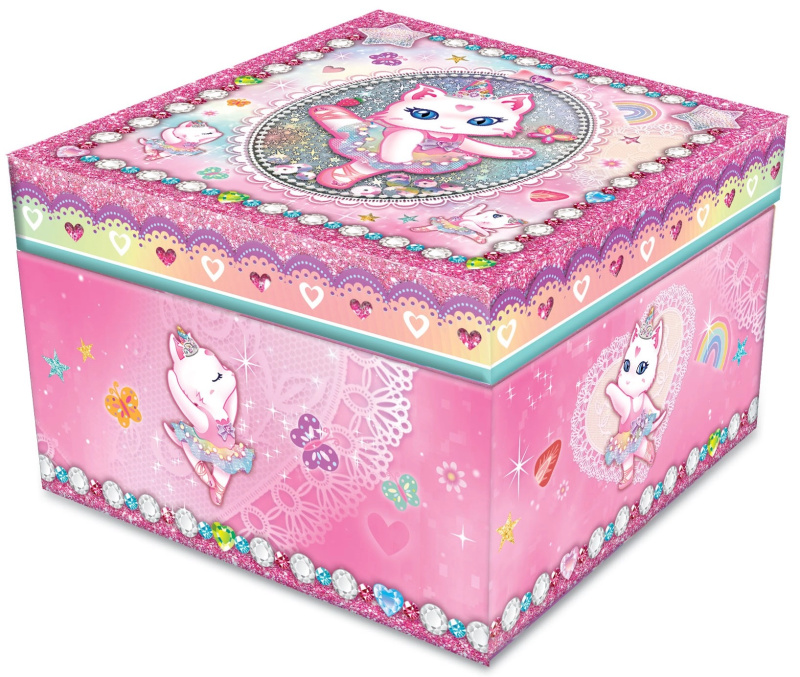 Šperkovnice s hudbou - kočka