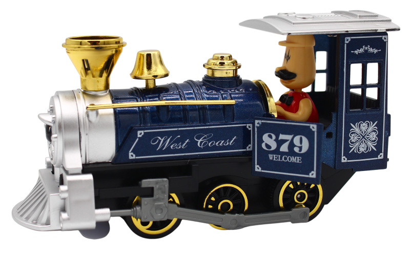 Lokomotiva kov PB se světlem a zvukem v krabičce