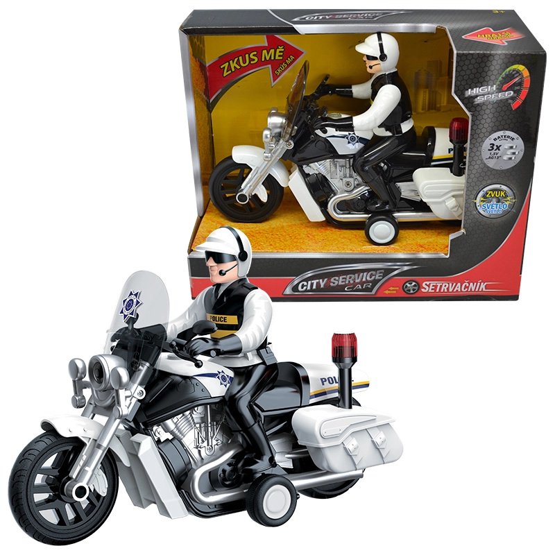 CITY SERVICE CAR - 1:16 Policejní motorka