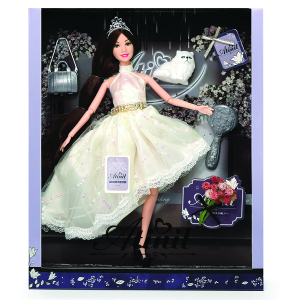 Atinil ve společenských šatech s doplňky 28 cm 31451