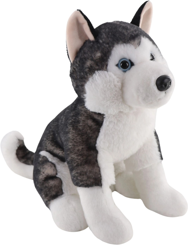 Husky sedící 25 cm