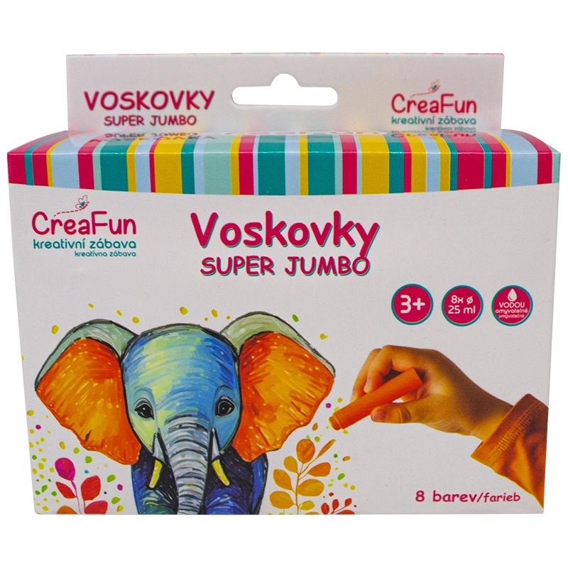 Voskovky Super Jumbo 8 barev SPARKYS