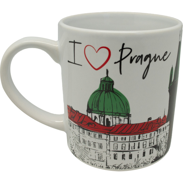 Bílý hrnek 250ml - TOP PRAHA