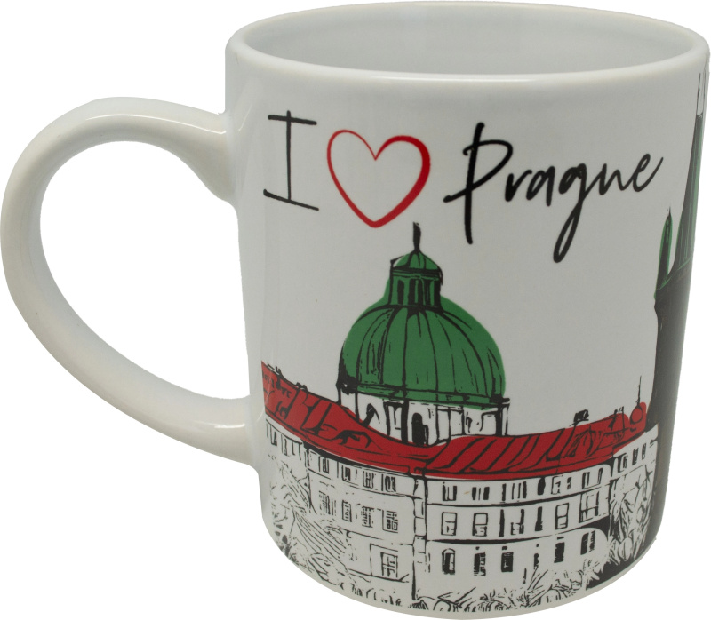 Bílý hrnek 250ml - TOP PRAHA