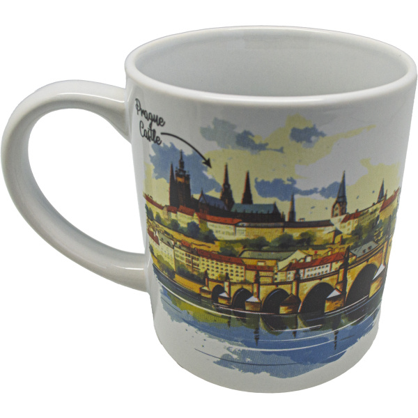 Bílý hrnek 250ml - Karlův most