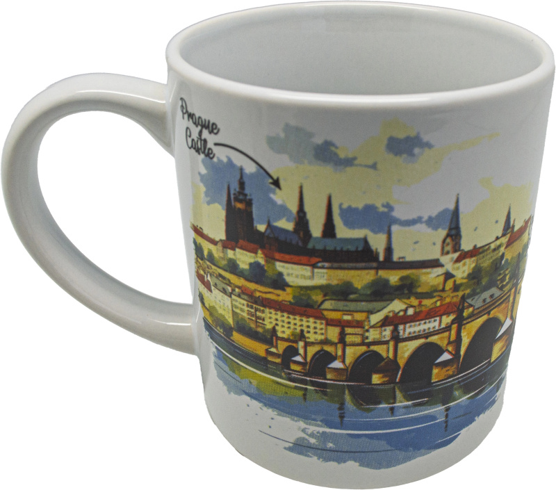 Bílý hrnek 250ml - Karlův most