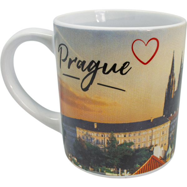 Bílý hrnek 250ml - Pražský hrad