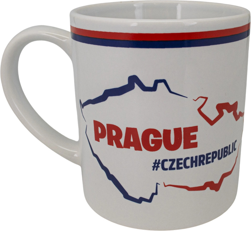 Bílý hrnek 250ml - Česká republika