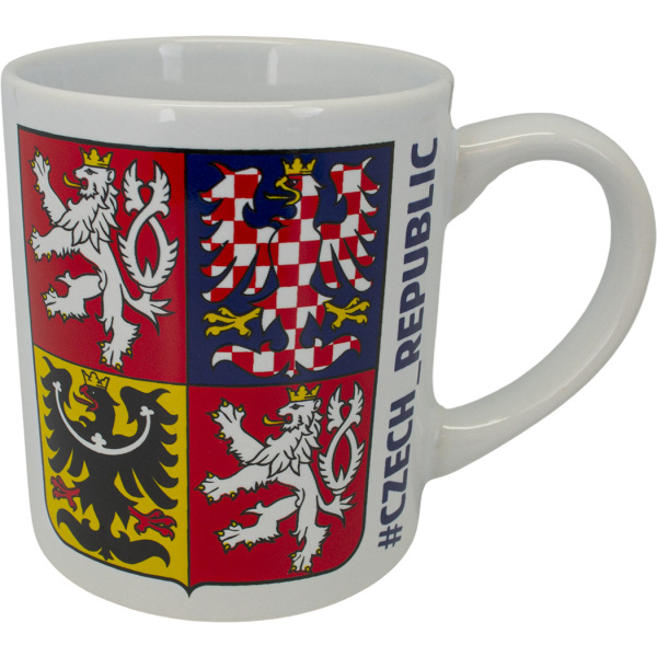 Bílý hrnek 250ml- ČR ZNAK